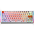 Tastatura Gaming QwertyKey QK61 HE Phantom RGB White Hall Effect Magnetic Switch