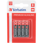 Verbatim Premium Alkaline, AAA, 4 buc, LR03
