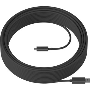 Logitech Cablu USB-A - USB-C 25 m, USB 3.2 Gen 2