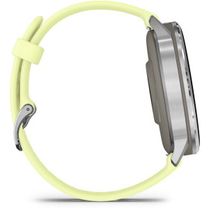 Garmin Venu 4, 45mm AMOLED curea silicon Silver/Citron