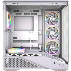 Gaming DRAGON Pro Alb Advanced Edition, Intel i7-14700K 3.4GHz, 32GB DDR5, 4TB SSD, RTX 5070 12GB GDDR7, Iluminare RGB