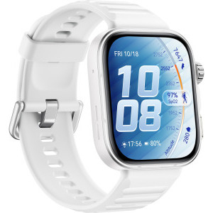 Huawei Watch Fit 5 Pro, White cu White Fluoroelastomer Strap + 3 Months Health+