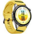 SmartWatch Huawei Watch GT 7, 46mm Tarnish Stainless Steel case cu Yellow Fluoroelastomer Strap