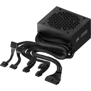 Corsair CX550, Cybenetics Silver, 550W, Black