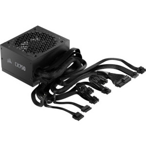Corsair CX750, Cybenetics Gold, 750W, Black