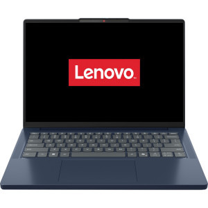 Lenovo 14'' IdeaPad Slim 3 14IWC11, WUXGA OLED, Procesor Intel® Core™ 5 320 (6M Cache, up to 4.60 GHz), 16GB DDR5, 512GB SSD, Intel Graphics, No OS, Cosmic Blue