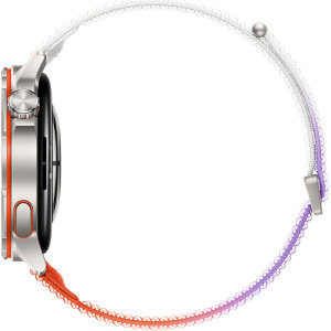 Huawei Watch GT Runner 2, Titanium Dawn Orange curea Gradient Orange AirDry Woven + 1 Year Warranty Extension