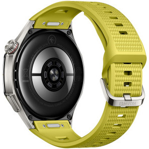 Huawei Watch GT 7 Pro, 46mm Titanium Alloy curea Yellow Fluoroelastomer