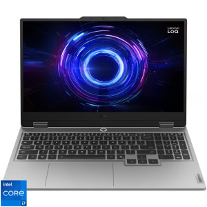 Lenovo Gaming 15.6'' LOQ 15IRX10, FHD IPS 144Hz, Procesor Intel® Core™ i7 14700HX (33M Cache, up to 5.50 GHz), 16GB DDR5, 1TB SSD, GeForce RTX 5050 8GB, No OS, Luna Grey