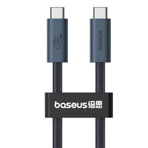Baseus Flash Series 2, USB-C Male la USB-C Male, 1 m, 240W, Black