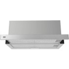 Hota incorporabila Beko telescopica HNT61520XH, Putere de absorbtie 574 m3/h, 3 trepte de viteza, Iluminare LED, 60 cm, Inox
