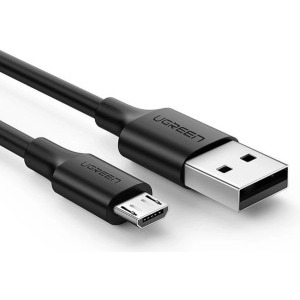 Cablu de date / adaptor Ugreen US289, USB Male la microUSB Male, 3 m, Black