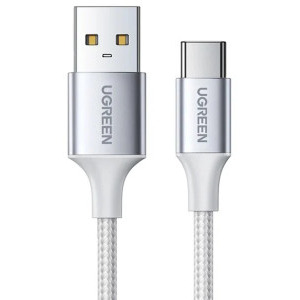 Cablu de date / adaptor Ugreen US288, USB Male la USB-C Male, 2 m, White