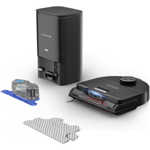 Rowenta X-Plorer Seria 220+ RR9485WH, Li-Ion, 5600Pa, 0.35L, Negru