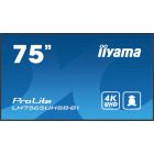 Monitor LED IIyama Smart ProLite LH7565UHSB-B1 74.5 inch UHD IPS 8 ms 60 Hz