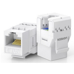 Accesoriu retea Ugreen Mufa RJ45 pentru cablu UTP CAT6 Keystone modular
