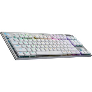 Tastatura Gaming Logitech G915 X Lightspeed TKL RGB GL Tactile Switch Mecanica White