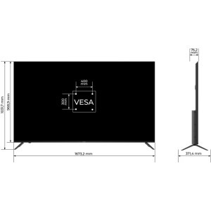 KIVI Smart TV 75U760QB Seria U760QB 189cm negru 4K UHD HDR