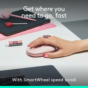 Logitech Pop Icon Combo, Bluetooth, Rose