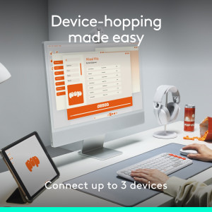 Logitech POP Mouse, Bluetooth, Off-White