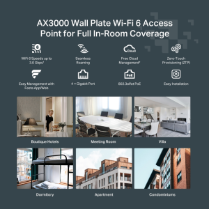 TP-LINK Gigabit FESTA F65-WALL Dual-Band WiFi 6