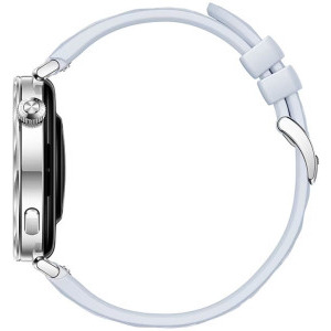 Huawei Watch GT 5, 41mm Tarnish Stainless Steel, curea Blue Fluoroelastomer