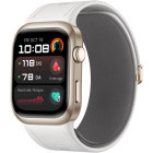 SmartWatch Huawei Watch D2, Gold aluminum, curea White Composite Leather