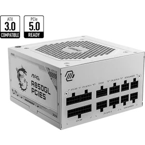 MSI MAG A850GL PCIE5 White, 80+ Gold, 850W