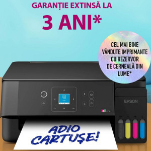 Epson EcoTank L3360, InkJet CISS, Color, Format A4, Wi-Fi
