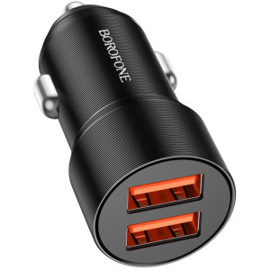 Borofone BZ19B, 2x USB, 36 W, Black