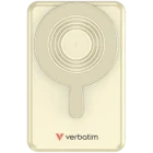 Baterie externa Verbatim Charge 'n' Go, 10000 mAh, 1x USB-C, 22.5 W, MagSafe, Display, 2x Cabluri USB-C integrate, Gold