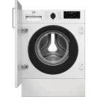 Masina de spalat rufe incorporabila Beko B3WBT671415W, 7 kg, 1200 RPM, Clasa A, ProSmart Inverter, EnergySpin, SteamCure, AquaWave, Alb