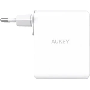Aukey PA-B7O, 2x USB-C, 1x USB, Quick Charge 140 W, White