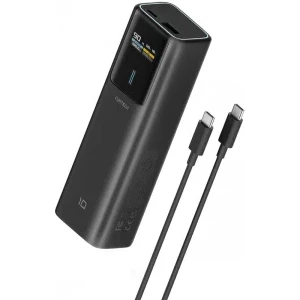 Cuktech 1C1A, 10000 mAh, 1x USB, 1x USB-C, 150 W, Display, Negru