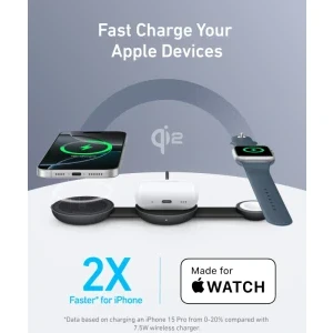 Anker MagGo B25M8H21, MagSafe 15 W, Black