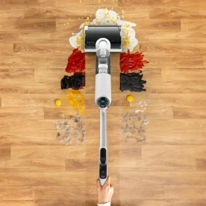 Rowenta X-Clean 5 Pro GZ5435E0, vertical cu mop, 250W, 0.5L, Alb