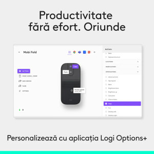 Logitech Mobi Fold Wireless Graphite