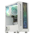 PC Gaming ZMEU Plus Alb, AMD Ryzen 5 PRO 8600G 4.3GHz, 16GB DDR5, 500GB SSD, Radeon 760M with Ryzen AI, Iluminare RGB