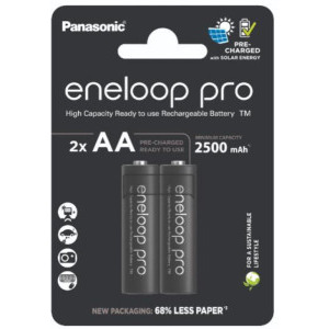 Eneloop Acumulatori Ni-Mh 1.2V AA R6 2500 mAh PRO Blister 2