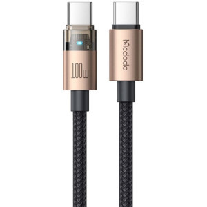 Mcdodo USB-C Male la USB-C Male, 100W, 1.2m,  Desert Gold