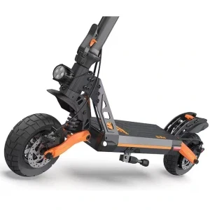 KuKirin Trotineta electrica G2 Pro, Putere 600 W, Autonomie 55 km, Viteza max 45 km/h, Greutate max 120 kg, Roti 9 inch, Negru