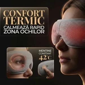 iHunt Aparat de masaj ocular EyeZen Fold, Compresie, Incalzire