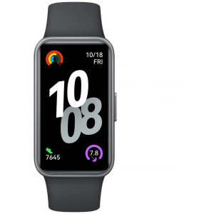 Huawei Band 10 Matte Black, Fluoroelastomer Black