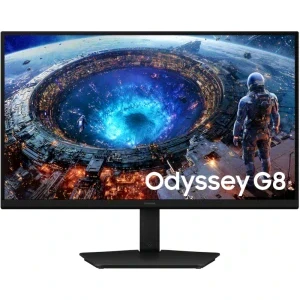 Monitor LED Samsung Gaming Odyssey G8 G80HF LS27HG806EFXEN 27 inch 5K / QHD IPS 1 ms Dual mode 180 Hz / 360 Hz HDR FreeSync Premium & G-Sync Compatible