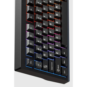 QwertyKey 75 Pro V2 RGB Black Tactil Prelubriafiat V2 Switch Mecanica
