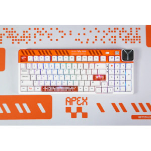 QwertyKey Apex White/Orange
