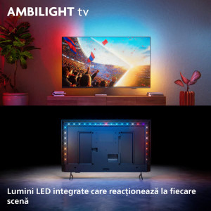 Philips Smart TV 55PUS8001/12 Seria PUS8001/12 139cm 4K UHD HDR Ambilight pe 3 laturi