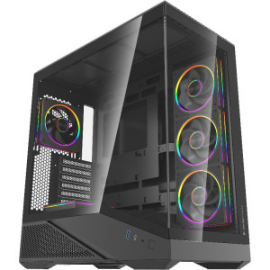 Gaming DRAGON Prime Streaming Edition, AMD Ryzen 7 5800X3D 3.4GHz, 32GB DDR4, 1TB SSD, RX 9070 XT 16GB GDDR6, Iluminare RGB