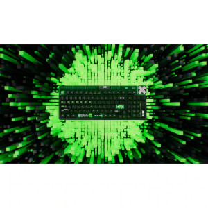 QwertyKey 100 Matrix RGB Black Tactil Prelubrifiat V2 Switch Mecanica