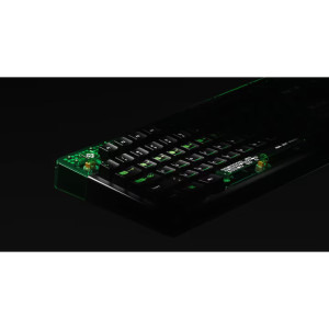 QwertyKey 100 Matrix RGB Black Tactil Prelubrifiat V2 Switch Mecanica